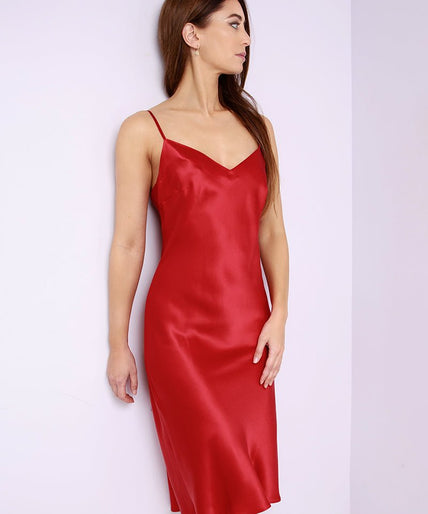 Marjolaine Odana Midi Dress Red - Pleasurements