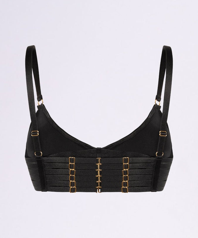 Pleasurements Bar - Tender Balconette Bra Black - Pleasurements