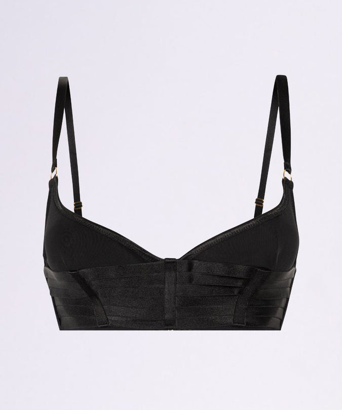 Pleasurements Bar - Tender Balconette Bra Black - Pleasurements