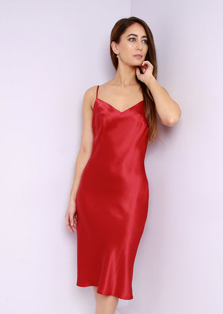 Marjolaine Odana Midi-jurk Rood