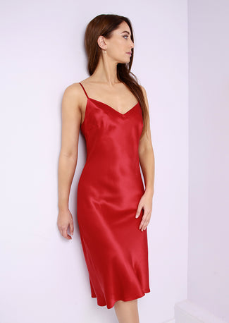 Marjolaine Odana Midi-jurk Rood