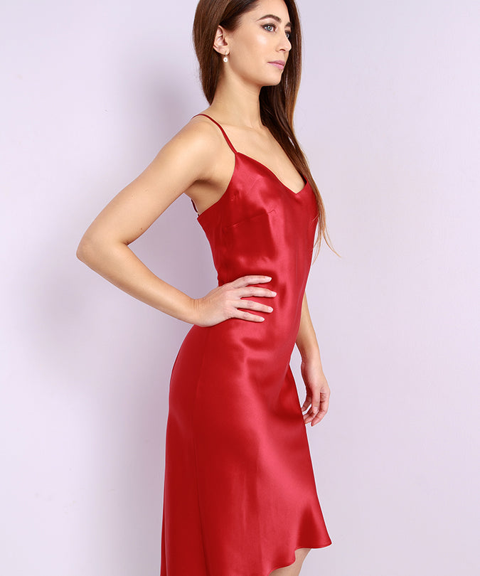 Marjolaine Odana Midi Dress Red