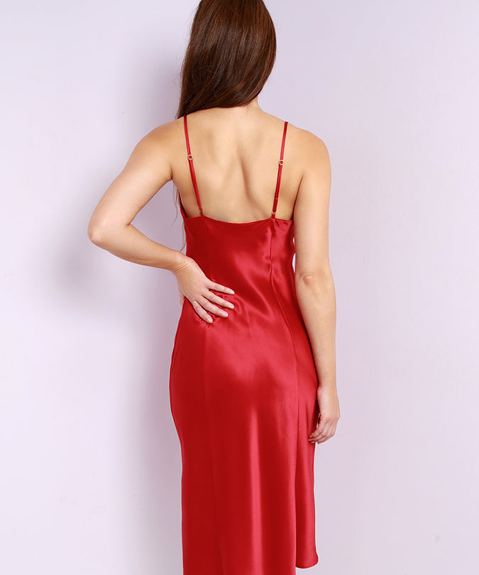 Marjolaine Odana Midi Dress Red