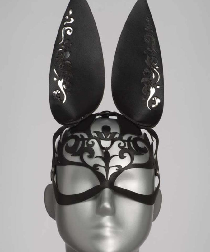 VoyeurX Fetishion Lilly Leather Bunny Mask