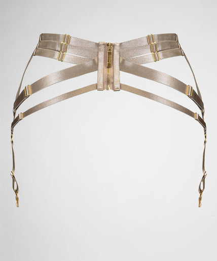 Bordelle Panel Suspender Caramel