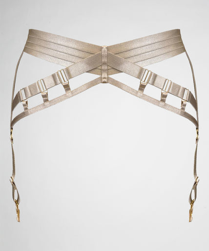 Bordelle Panel Suspender Caramel