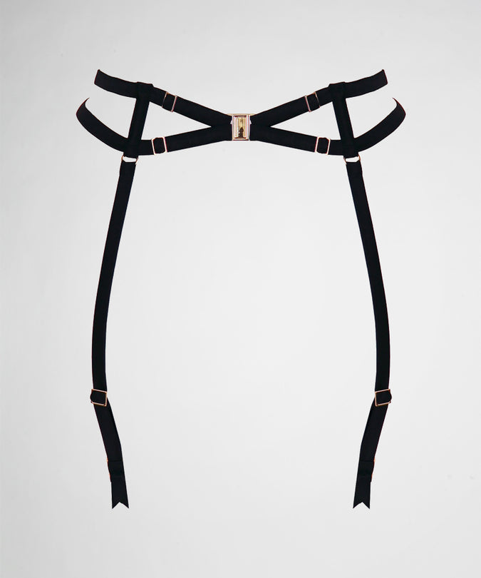 Clea Strap Suspender Black