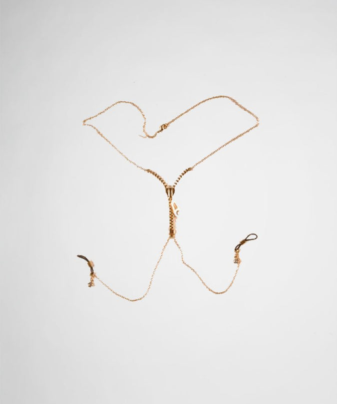 Sylvie Monthulé Love Necklace Design Gold - Pleasurements